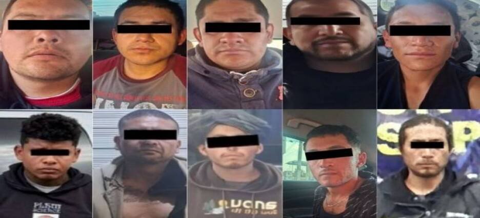 Caen 10 detenidos por delitos de alto impacto en operativos de seguridad en Toluca