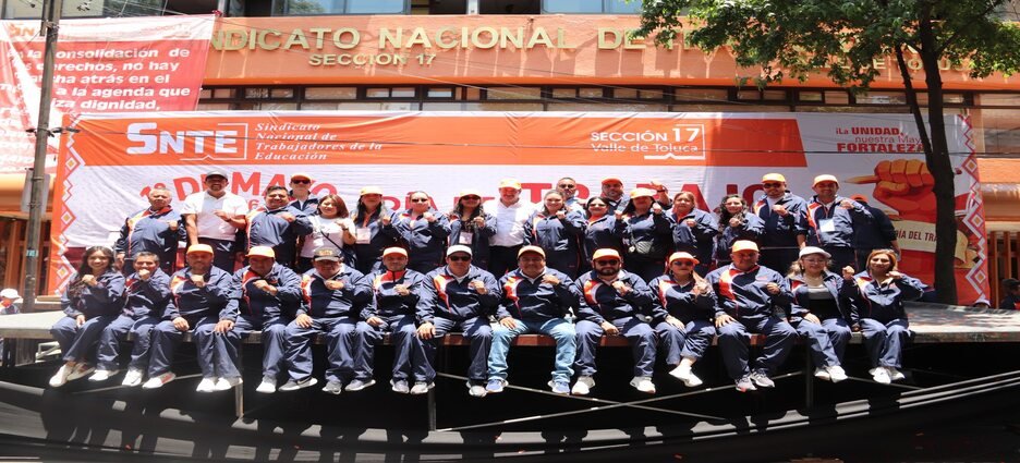 Líder de Sección 17 del SNTE Toluca propone Homologación salarial y prestacional