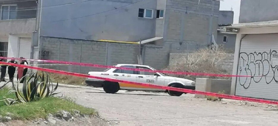 Victiman con arma blanca a taxista en Toluca