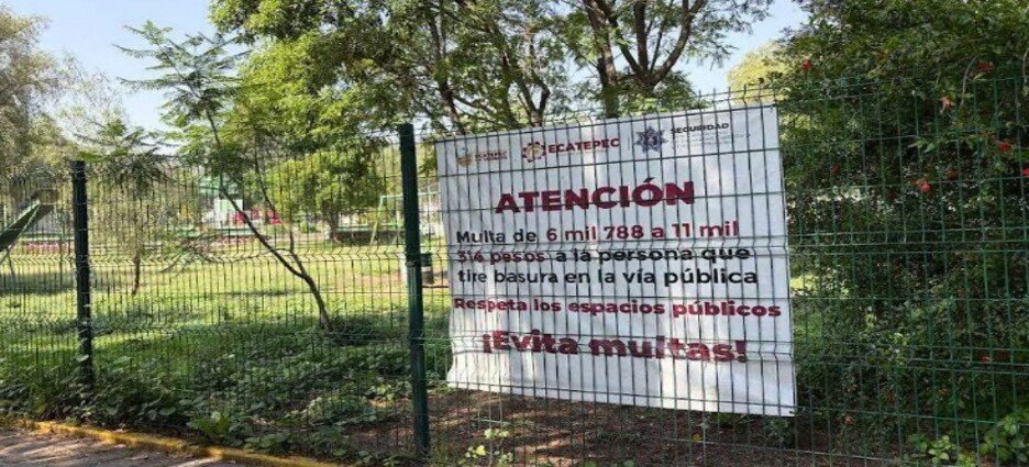 Se han detenido a más de 200 personas por tirar basura en Ecatepec