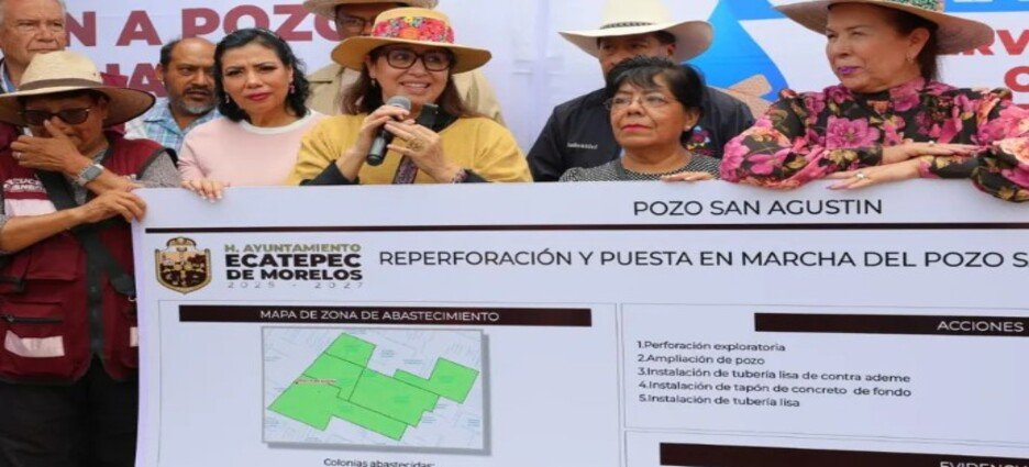 Activan cuarto pozo con tecnología de punta en Ecatepec