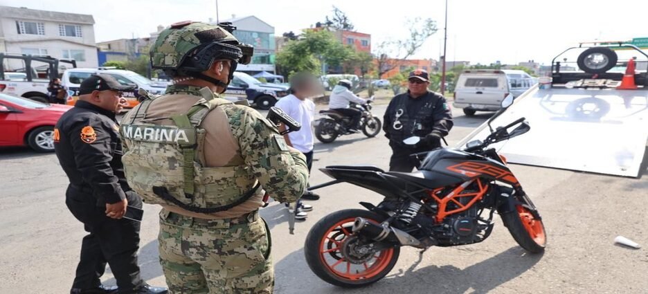 Incrementan seguridad con operativo Moto Segura en Ecatepec