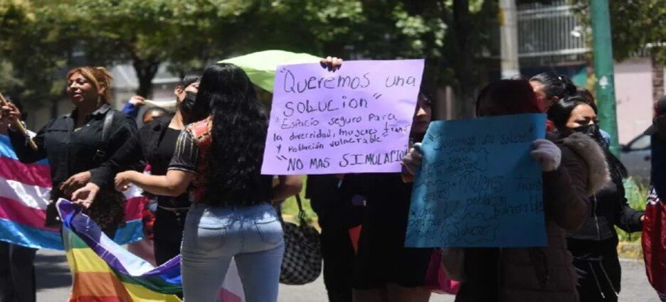 Mujeres trans exigen espacio para crear un centro de atención en Toluca