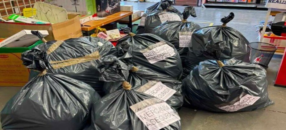 Aseguran 31,097 piezas de mercancía “pirata” en Toluca