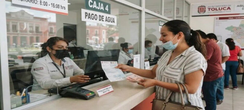 Toluca amplía descuentos de hasta 100% en recargos de agua